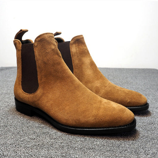 Botas Martin de Cuero Vintage para Hombre - Botines Altos Clásicos - Image 10