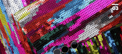 Blusa de Lentejuelas con Patrón Vertical Multicolor para Hombre - Image 13