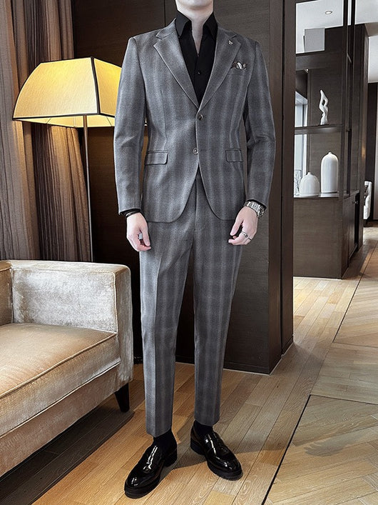 Traje Ejecutivo de Dos Piezas para Hombre - Elegancia Formal - Image 9