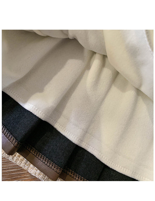 Conjunto Escolar Coreano Otoño Invierno para Niñas - Image 10