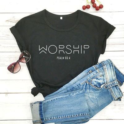Camiseta Cristiana de Algodón para Mujer - Playera de Fe y Adoración - Image 2
