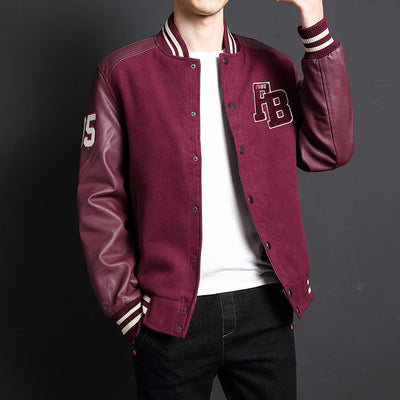 Chaqueta Casual de Lana Polar con Cuello de Béisbol para Hombre - Image 11