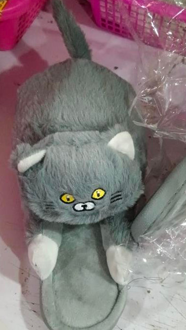 Pantuflas Gato Cálidas con Diseño Realista y Suela Antideslizante - Image 15