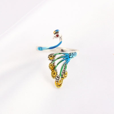 Anillo Vintage con Gancho de Línea Doble - Image 34