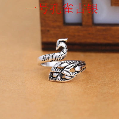 Anillo Vintage con Gancho de Línea Doble - Image 36