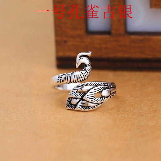 Anillo Vintage con Gancho de Línea Doble - Image 36