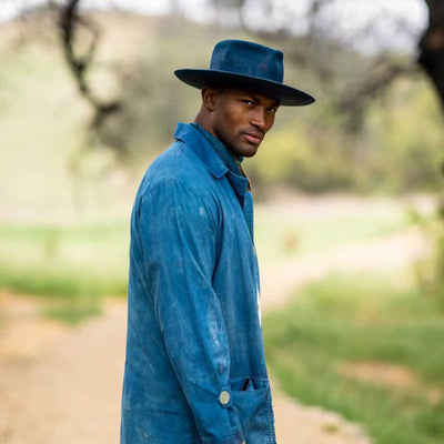Sombrero Fedora Hombre Patchwork Bicolor - Gorra de Fieltro Elegante - Image 8