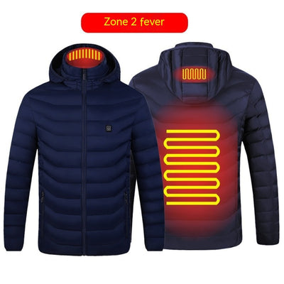 Chamarra Calefactable de Pluma para Hombre, Estilo Casual - Image 12