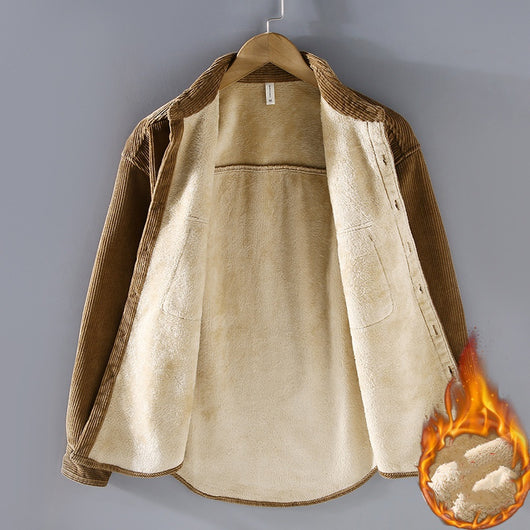 Chaqueta Acolchada Térmica con Forro Polar para Hombre - Image 9