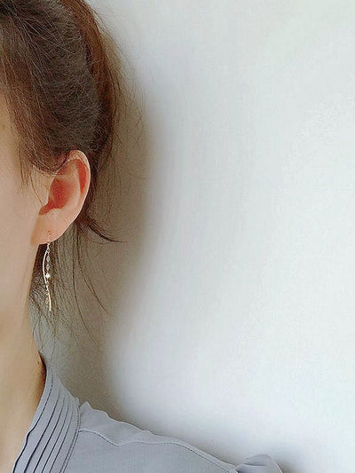 Aretes Onda Largos para Mujer - Image 6