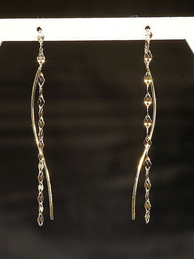 Aretes Onda Largos para Mujer - Image 8