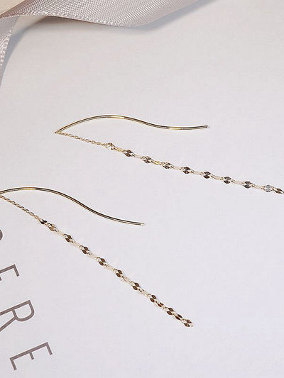 Aretes Onda Largos para Mujer - Image 9