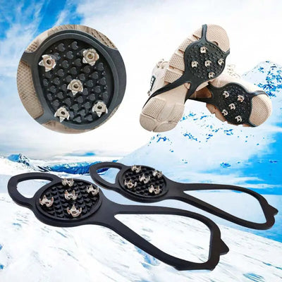 Crampones Unisex de 5 Púas para Hielo y Nieve - Antideslizantes para Senderismo y Escalada - Image 29