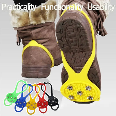 Crampones Unisex de 5 Púas para Hielo y Nieve - Antideslizantes para Senderismo y Escalada - Image 31