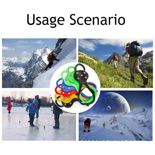 Crampones Unisex de 5 Púas para Hielo y Nieve - Antideslizantes para Senderismo y Escalada - Image 38