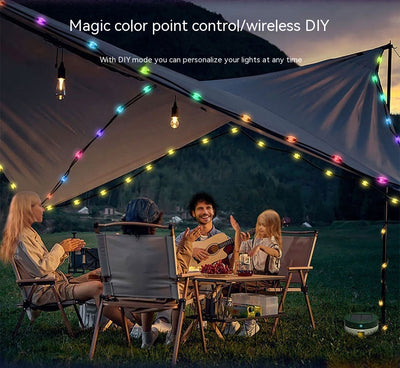 Cadena de Luces LED Solar para Camping - Decoración Impermeable Multifunción - Image 8