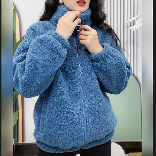 Abrigo Acolchado de Terciopelo para Mujer - Image 12