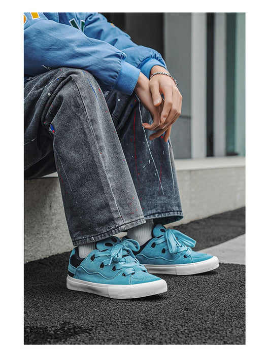 Zapatos de Skate Deportivos de Cuero Sintético para Hombre - Estilo Nacional - Image 42