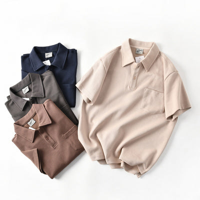 Polo Holgado de Algodón para Hombre - Estilo Casual Moderno - Image 15