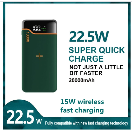 Batería Externa 20000mAh con Carga Rápida 22.5W y Carga Inalámbrica 15W - Image 14