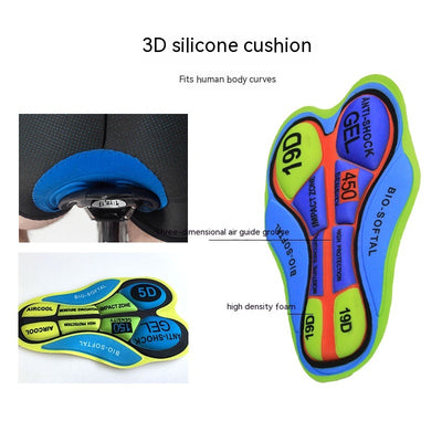 Pantalones de Ciclismo Verano con Almohadillas de Gel - Absorción de Impactos y Control de Humedad - Image 16