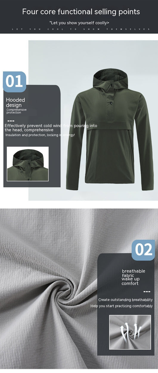 Chaqueta Impermeable para Montaña y Deportes al Aire Libre Hombre Secado Rápido - Image 16