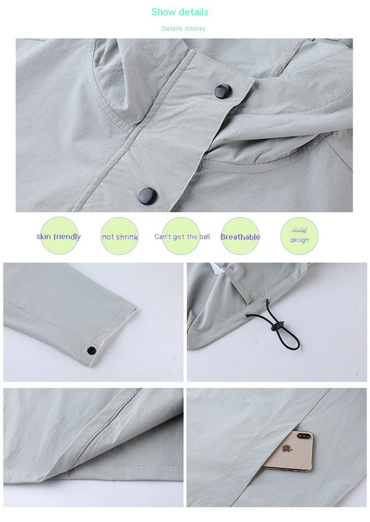 Chaqueta Impermeable para Montaña y Deportes al Aire Libre Hombre Secado Rápido - Image 21