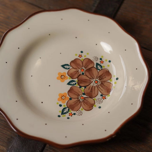 Plato Decorativo Artesanal Pintado a Mano - Frutero y Florero Pequeño - Image 19