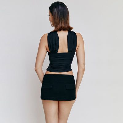 Blusa Elegante Multiescote Ajustada para Mujer - Image 34