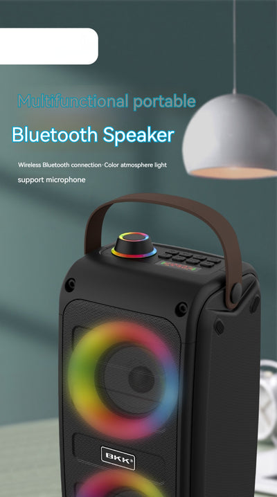 Parlante Portátil Bluetooth con Luces LED Sincronizadas - Image 8