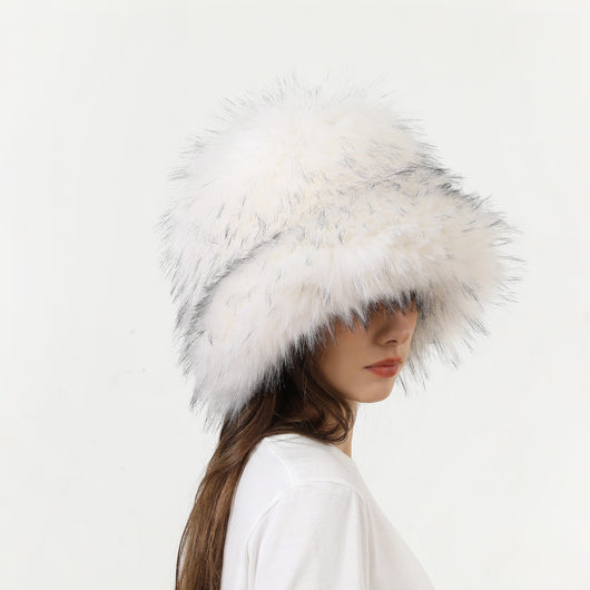 Gorro de Invierno Cálido Acolchado con Pelaje Sintético - Image 9