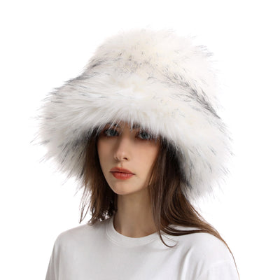 Gorro de Invierno Cálido Acolchado con Pelaje Sintético - Image 12