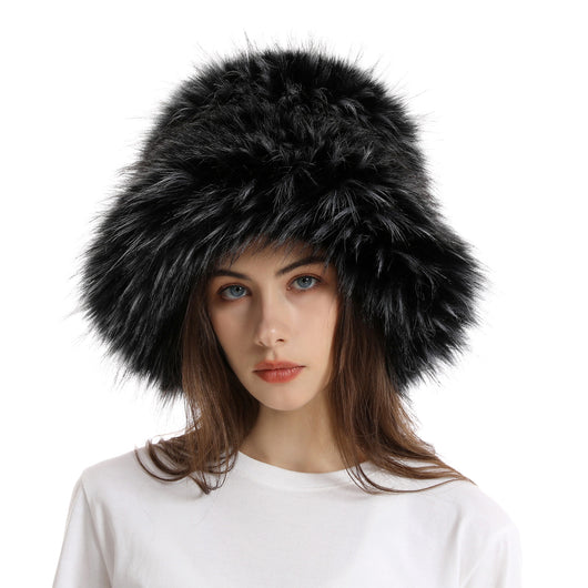 Gorro de Invierno Cálido Acolchado con Pelaje Sintético - Image 15