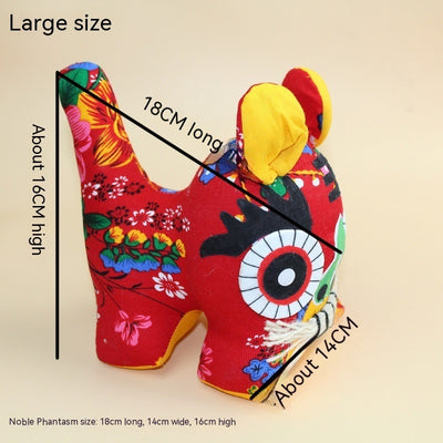 Tigre de Tela Artesanal Estilo Chino - Artesanía Folclórica Especial - Image 9