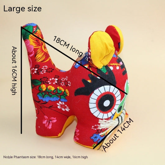 Tigre de Tela Artesanal Estilo Chino - Artesanía Folclórica Especial - Image 9