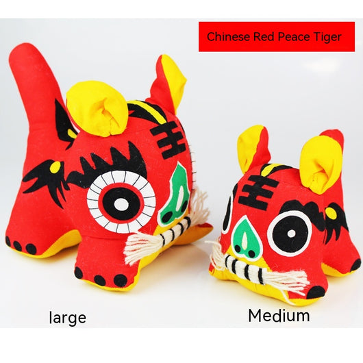 Tigre de Tela Artesanal Estilo Chino - Artesanía Folclórica Especial - Image 13