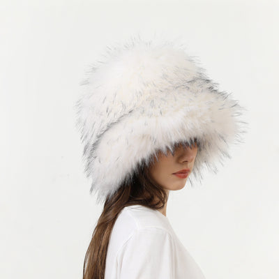 Gorro de Invierno Cálido Acolchado con Pelaje Sintético - Image 17
