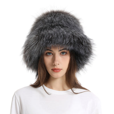 Gorro de Invierno Cálido Acolchado con Pelaje Sintético - Image 22