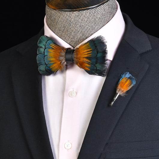 Moño Personalizado con Pluma para Hombre - Image 14