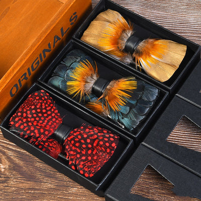 Moño Personalizado con Pluma para Hombre - Image 15