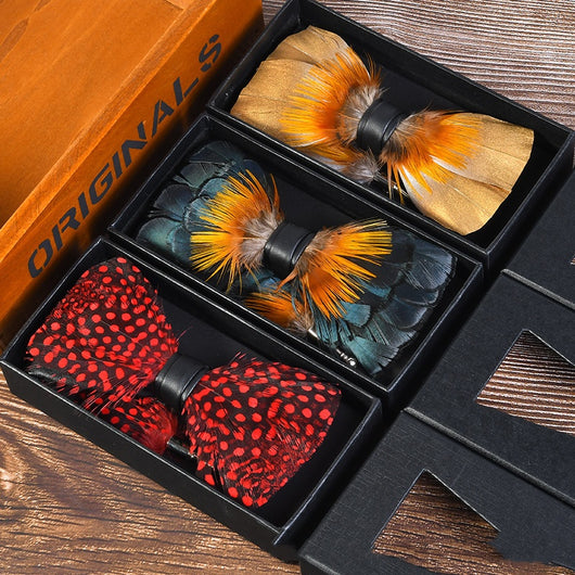Moño Personalizado con Pluma para Hombre - Image 15