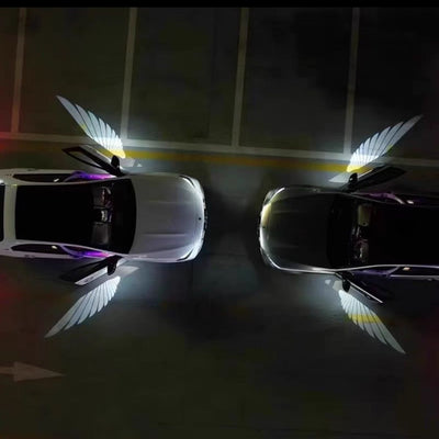 Lámpara de Cortesía para Espejo Retrovisor con Alas de Ángel - Image 7