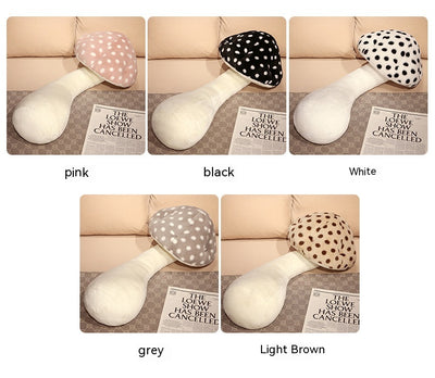 Almohada Larga de Peluche con Forma de Seta - Respaldo Cómodo para Sala de Estar - Image 28