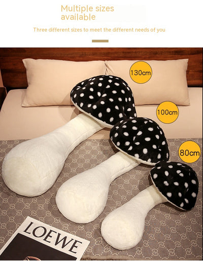 Almohada Larga de Peluche con Forma de Seta - Respaldo Cómodo para Sala de Estar - Image 29