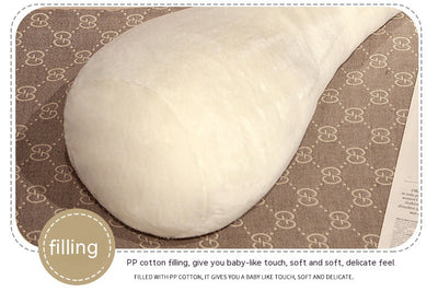 Almohada Larga de Peluche con Forma de Seta - Respaldo Cómodo para Sala de Estar - Image 34