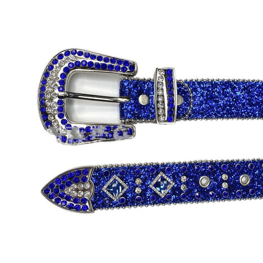 Cinturón Denim con Hebilla de Moda y Cristales Brillantes - Image 15