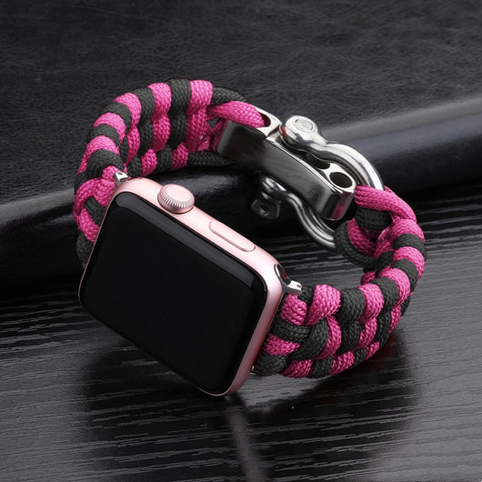 Correa Deportiva Nylon para iWatch 38/40/42/44mm con Hebilla de Acero - Image 27