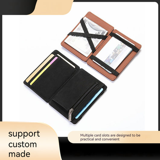 Billetera Mágica de Cuero PU con Compartimentos para Tarjetas y Monedas - Image 13