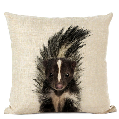 Funda de Almohada Lino con Diseño Animal - Loro y Venado - Image 29