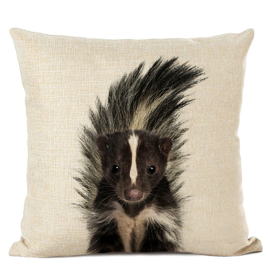Funda de Almohada Lino con Diseño Animal - Loro y Venado - Image 29